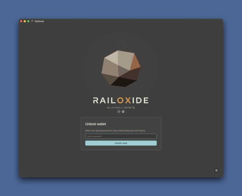 Unlock the encrypted wallet vault to view balances and history.